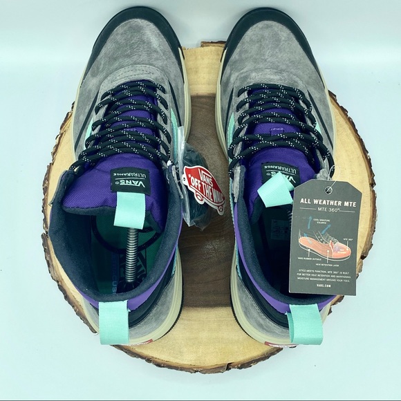 VANS Men’s UltraRange Hi MTE Pewter/Eucalyptus 12 - Picture 9 of 13